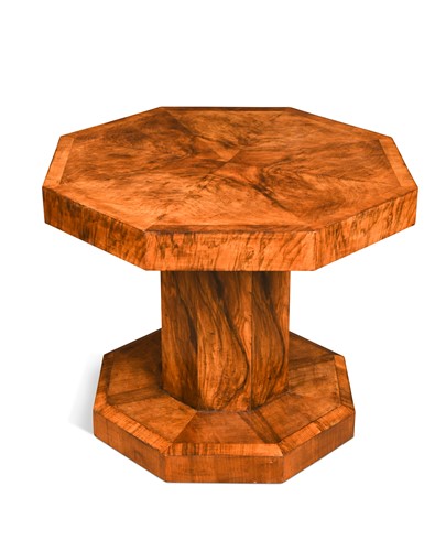 Lot 164 - An Art Deco figured-walnut occasional table