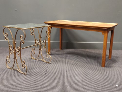 Lot 405 - Scandinavian 'Normin' labelled walnut coffee...