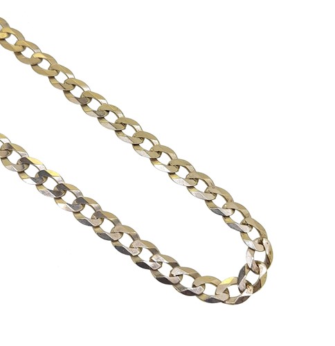 Lot 51 - A 9ct gold curb link chain