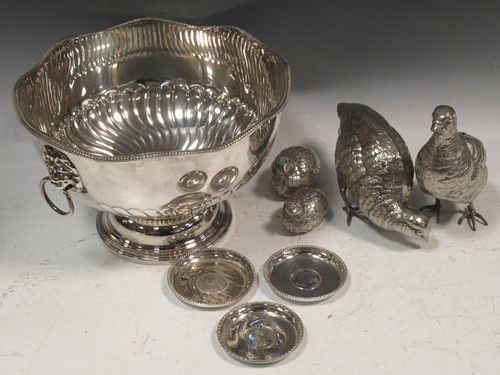 Lot 226 - A quantity of silver plated items including...