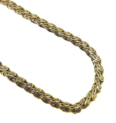 Lot 229 - An 18ct gold fancy link chain