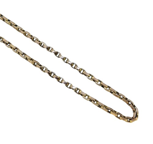 Lot 21 - A belcher link chain