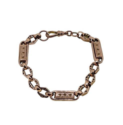 Lot 24 - A fancy link bracelet