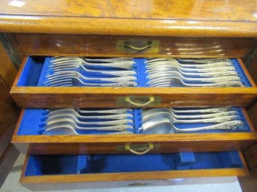 Lot 212 - A table top canteen containing a 67-piece set...