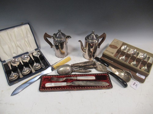 Lot 228 - A quantity of silver-plated items including a...