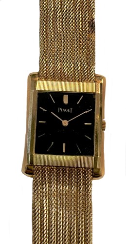 Lot 333 - Piaget - An 18ct gold wristwatch