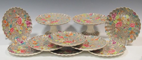 Lot 49 - A 19th century Copeland pottery dessert...