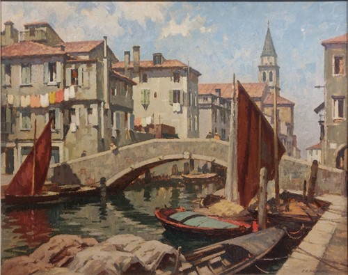 Lot 324 - Edward Albert Hickling (1913-1998) Chioggia,...