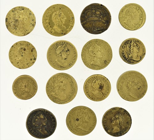 Lot 142 - A collection of William III coin weights...