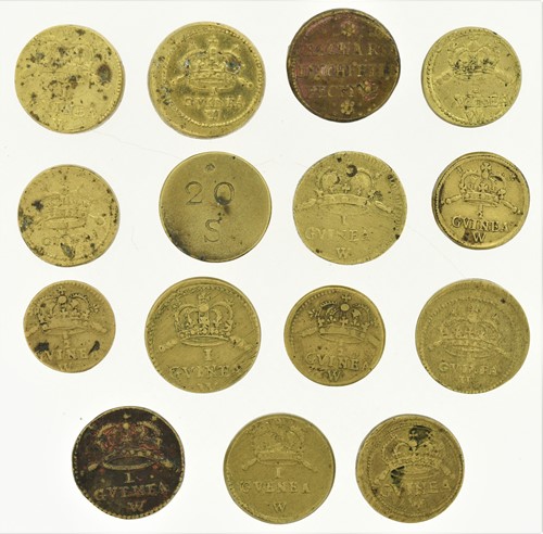 Lot 142 - A collection of William III coin weights...