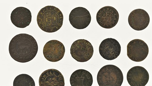 Lot 147 - British Tokens, 17th century, for Cambridge:...