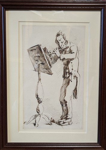 Lot 343 - John Crampton (1805-1886) Caricature of a...