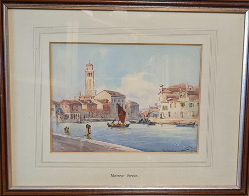 Lot 342 - Two European scenes; William Alistair...