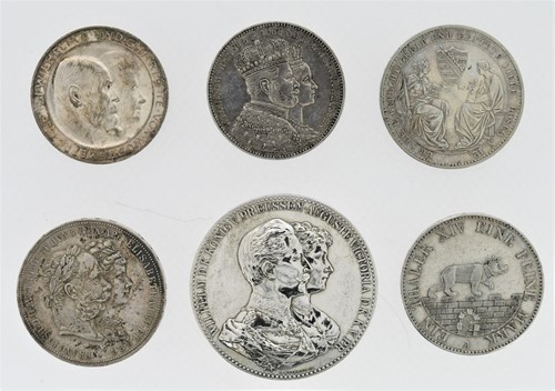 Lot 152 - Commemorative silver medals, Prussia, Germany...