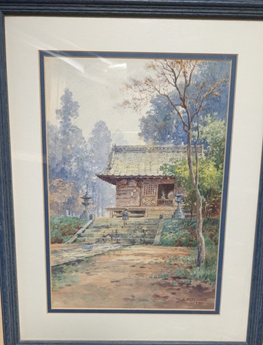 Lot 340 - A collection of four watercolours including;...