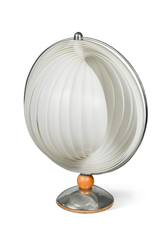 Lot 107 - A 'Moon Lamp' in the manner of Verner Panton for Louis Poulsen