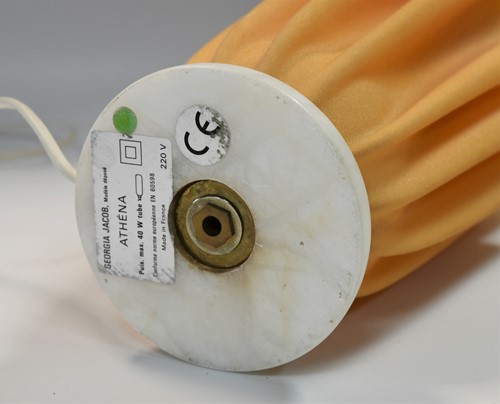 Lot 104 - A Georgia Jacobs 'Athena' handkerchief lamp, 1970s