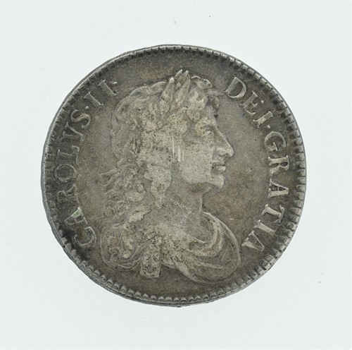 Lot 97 - Charles II silver crown 1671, regnal date...