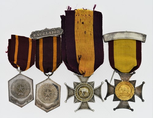 Lot 103 - Four Star of India Royal Army Temperance...