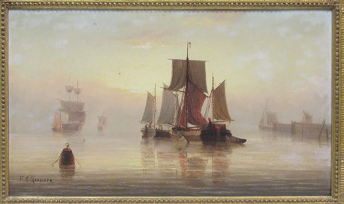 Lot 253 - Edward King Redmore (1860-1941) Ships at...