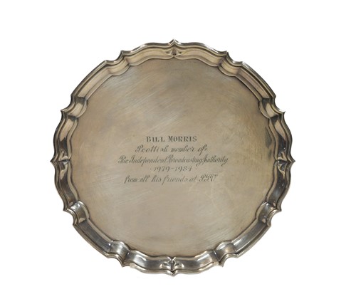 Lot 623 - A George VI silver salver
