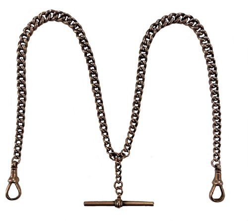 Lot 305 - A 'Double Albert' watch chain