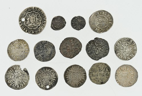 Lot 10 - Early hammered coinage. Collection of silver...