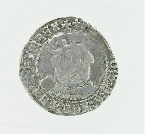 Lot 14 - Henry VIII groat, 3rd Coinage, 2.5g; another...