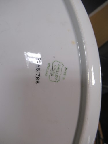 Lot 33 - An Art Deco Shelley China bubbles pattern bachelor's tea set, circa 1925, pattern no. 11182