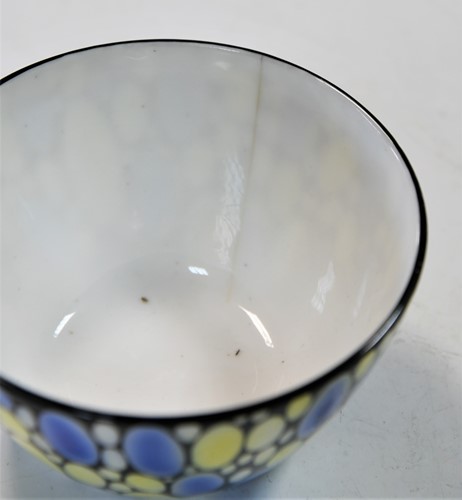 Lot 33 - An Art Deco Shelley China bubbles pattern bachelor's tea set, circa 1925, pattern no. 11182
