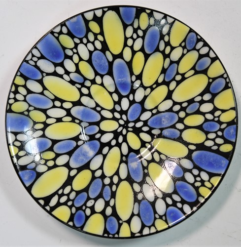 Lot 33 - An Art Deco Shelley China bubbles pattern bachelor's tea set, circa 1925, pattern no. 11182