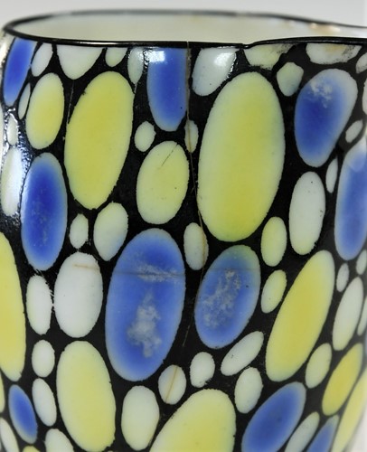 Lot 33 - An Art Deco Shelley China bubbles pattern bachelor's tea set, circa 1925, pattern no. 11182