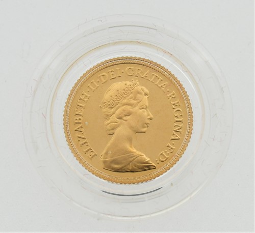 Lot 55 - Elizabeth II gold proof half sovereign 1980,...