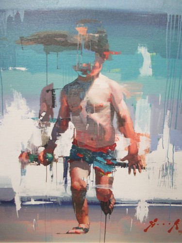 Lot 224 - Christian Hook Mar De Poniente signed and...