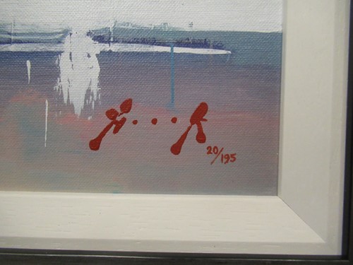 Lot 224 - Christian Hook Mar De Poniente signed and...