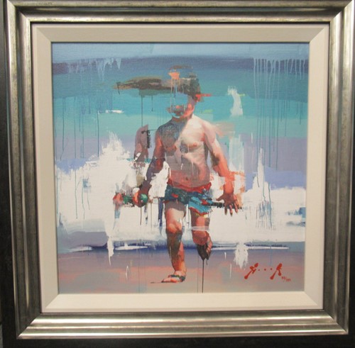 Lot 224 - Christian Hook Mar De Poniente signed and...
