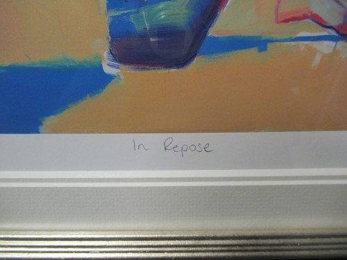 Lot 222 - Toby Mulligan In Repose facsimile signed and...