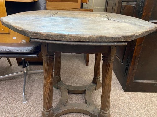 Lot 147 - Sir Robert Lorimer KBE (1864-1929), an Arts & Crafts oak centre table