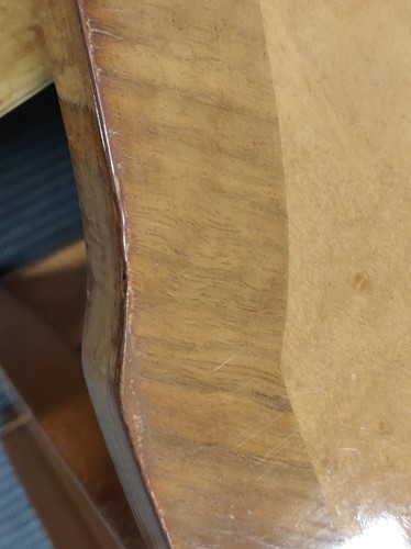 Lot 178 - An Art Deco birds eye maple nest of tables, in the manner of Epstein
