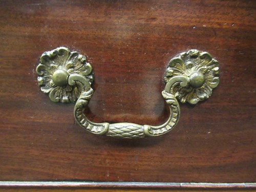 Lot 442 - A George III oak bachelor's chest of drawers...