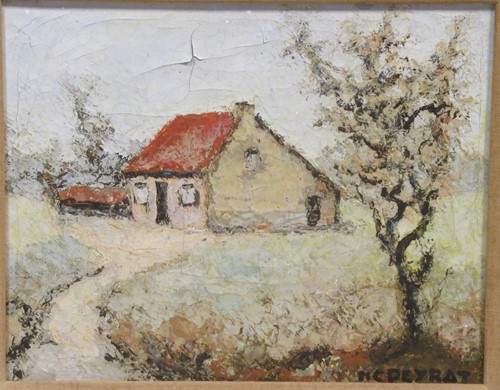 Lot 281 - Louis Peyrat (1911-2001) Landscape with a...