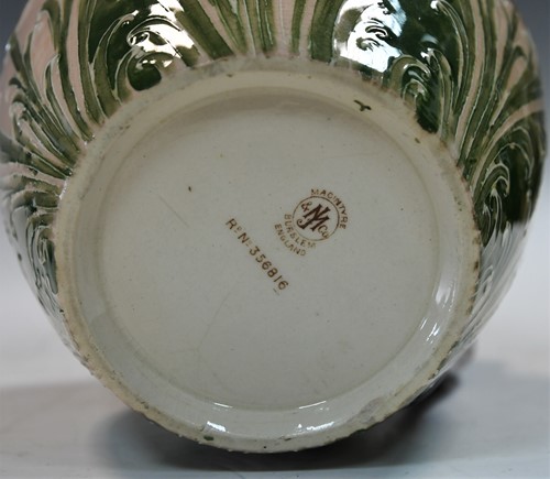 Lot 26 - A Macintyre Moorcroft Dura ware jug, pattern no. 356816, circa 1902