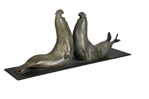 Lot 72 - Nick Bibby (1960-), Elephant Seals