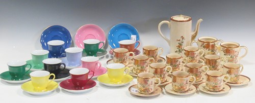 Lot 147 - A satsuma coffee service and a Noritake tea...