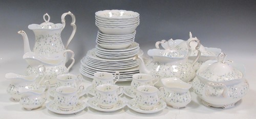 Lot 157 - A Royal Albert Caroline pattern dinner and tea...