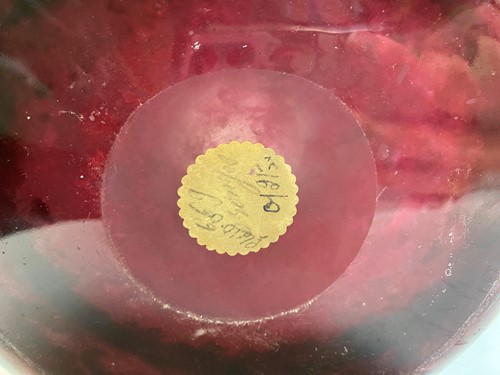 Lot 5 - Charles Schneider for Le Verre Francais, a large Décor Dahlias pattern vase, circa 1920