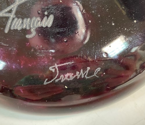 Lot 5 - Charles Schneider for Le Verre Francais, a large Décor Dahlias pattern vase, circa 1920