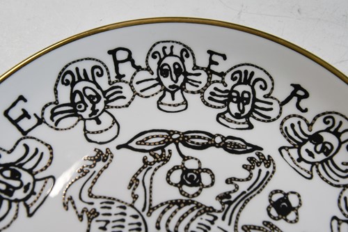 Lot 40 - Sir Grayson Perry CBE, RA (1960-), Lion Queen plate