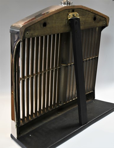 Lot 128 - Rolls Royce, an original radiator grill and Spirit of Ecstasy mascot, post-war