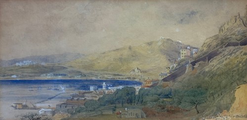 Lot 263 - Henry Schafer, fl. 19th century A coastal...